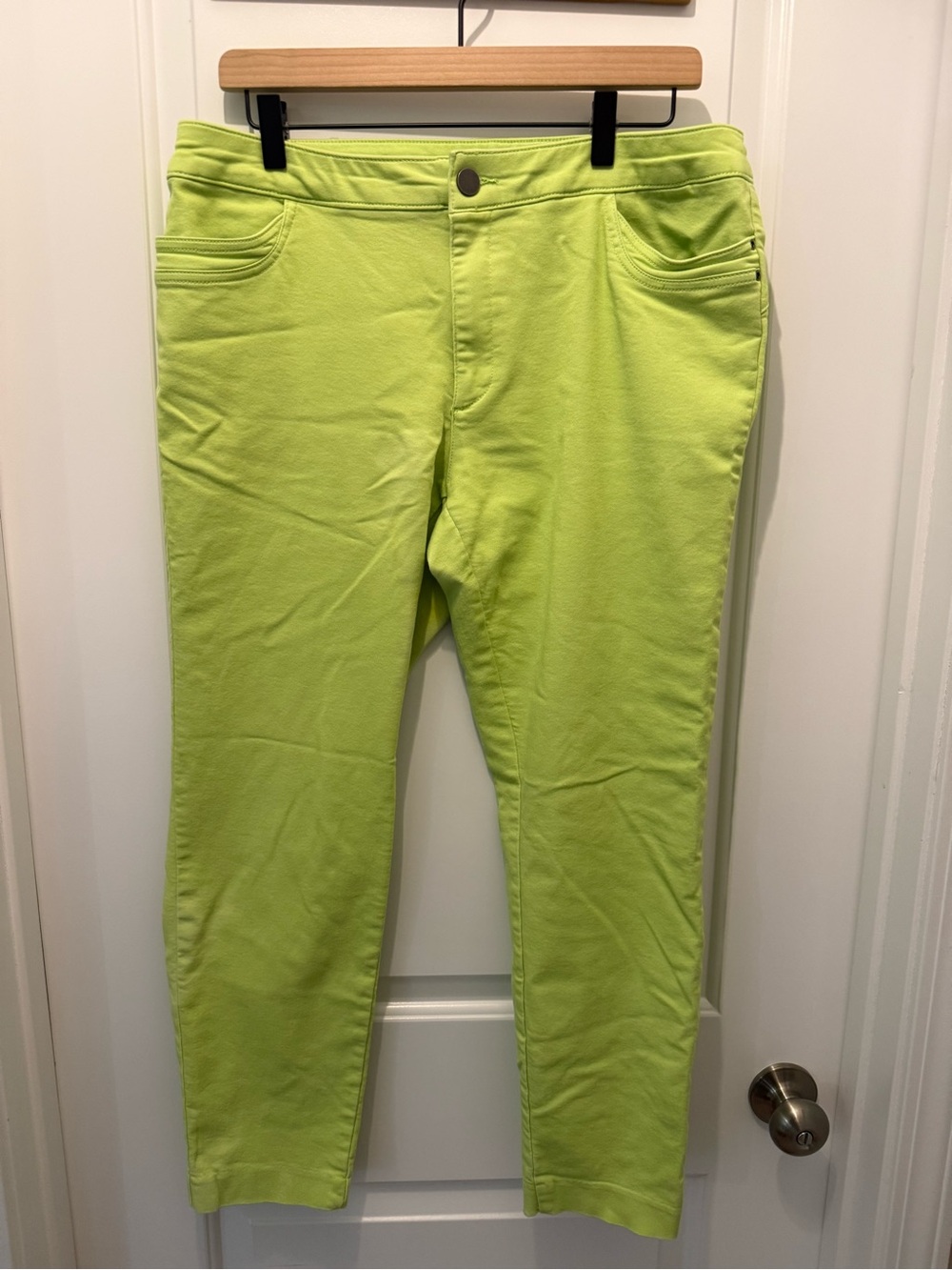 Christopher & Banks Bright Chartreuse Pants